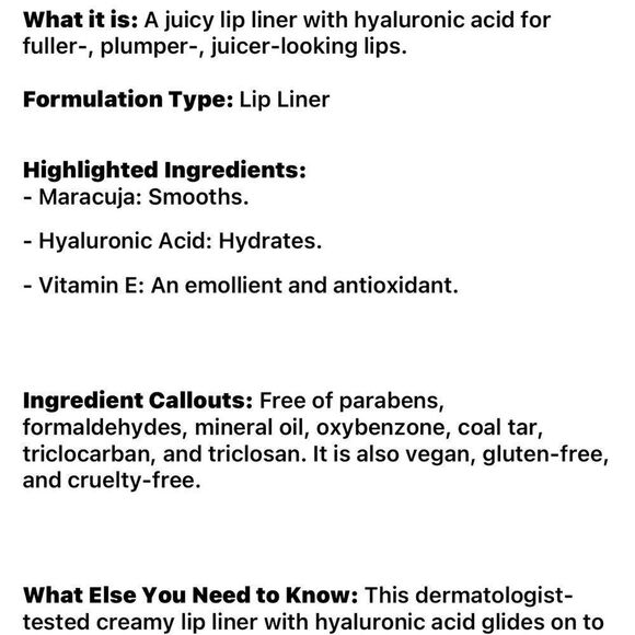 🌻 Tarte Rich Brown Maracuja Juicy Lip Liner New FullSz - Picture 5 of 5